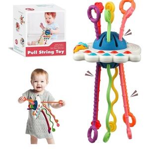 Montessori Baby Pull String Sensory Toy